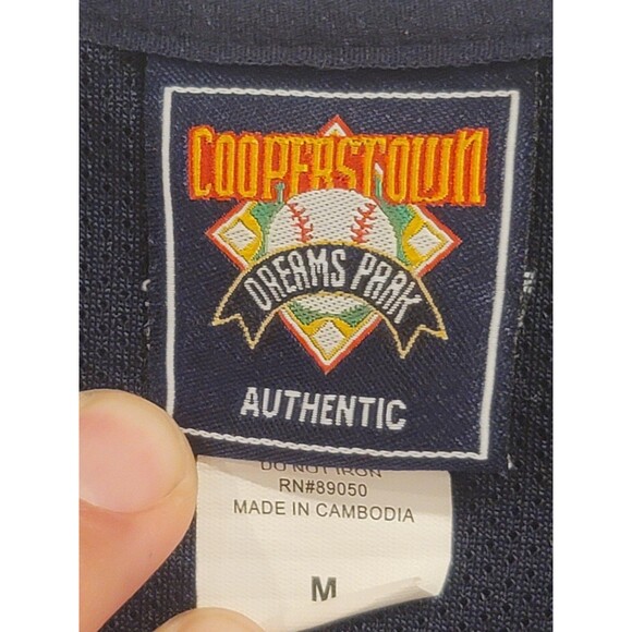 Cooperstown Dreams Park Short Sleeve Pullover M Hall Of Fame Baseball - Picture 6 of 11